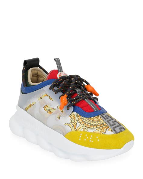 men's versace chain reaction shoes|versace chain reaction sale.